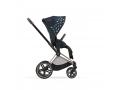 Poussette PRIAM 4 châssis Rose Gold habillage Jewels of Nature - Cybex - BU640